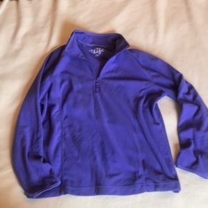 Beautiful purple-bluish color pullover fleece